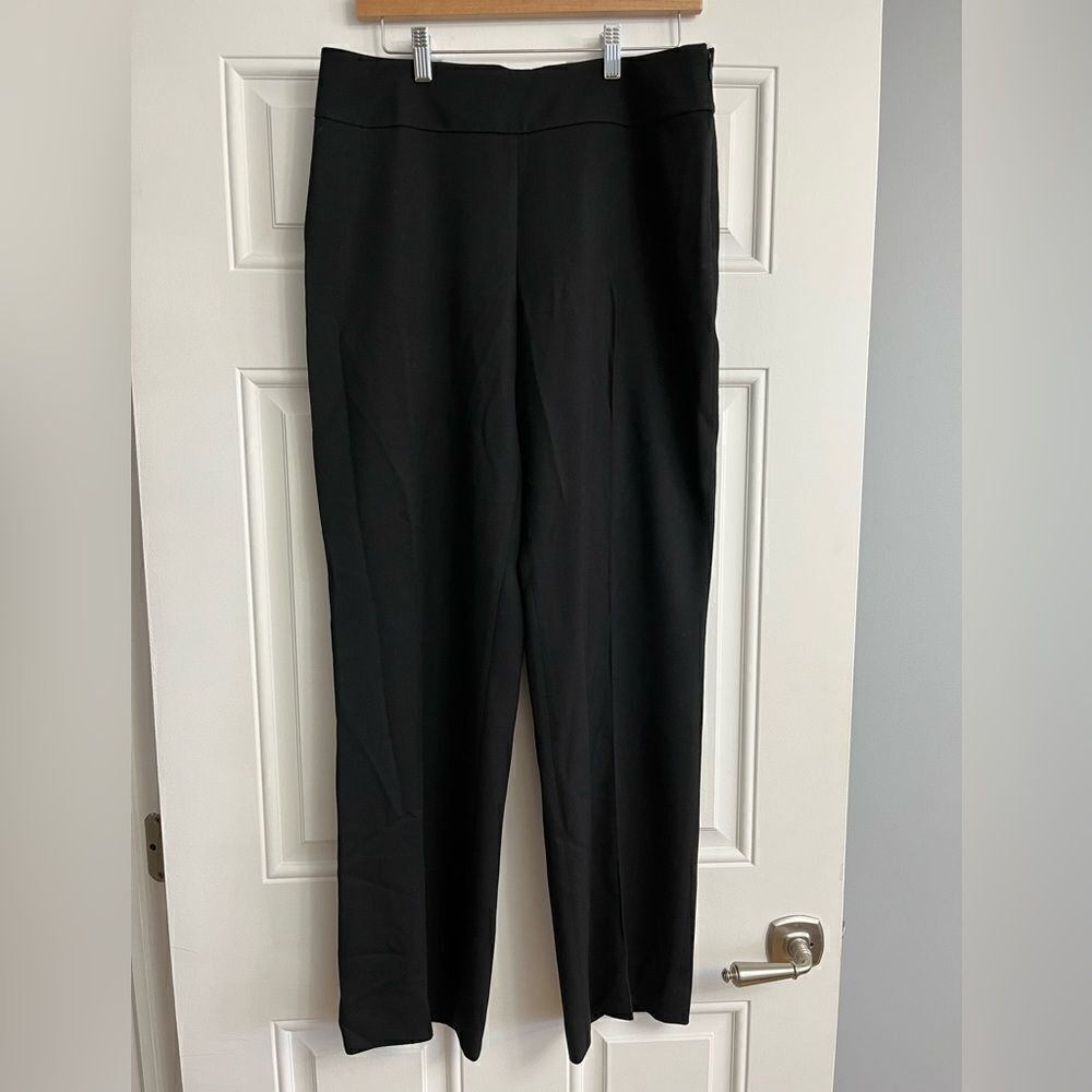Akris punto wool black pants